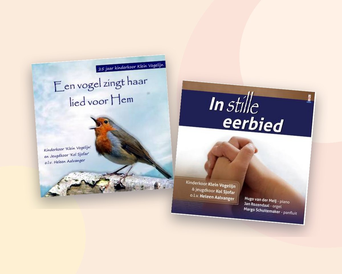 De cd's Een vogel zingt haar lied voor Hem en In stille eerbied